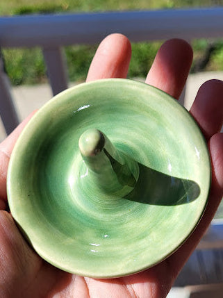 Light Green Ring Holder